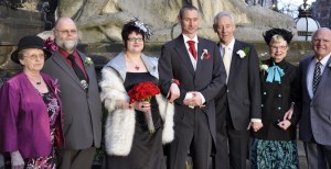 bride,groom and parents 4